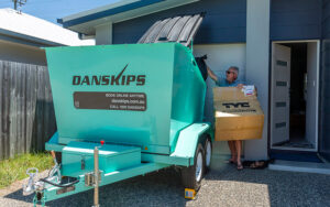 Danskips | Trailer Mounted Skip Bins for Hire | Book Your Bin